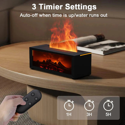 Compact Aroma Diffuser with LED Candle Effect