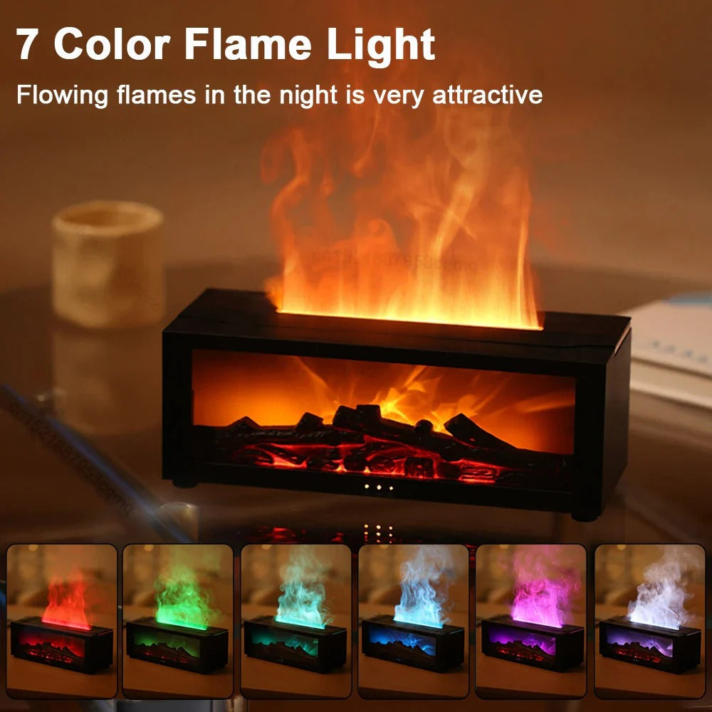 Compact Aroma Diffuser with LED Candle Effect