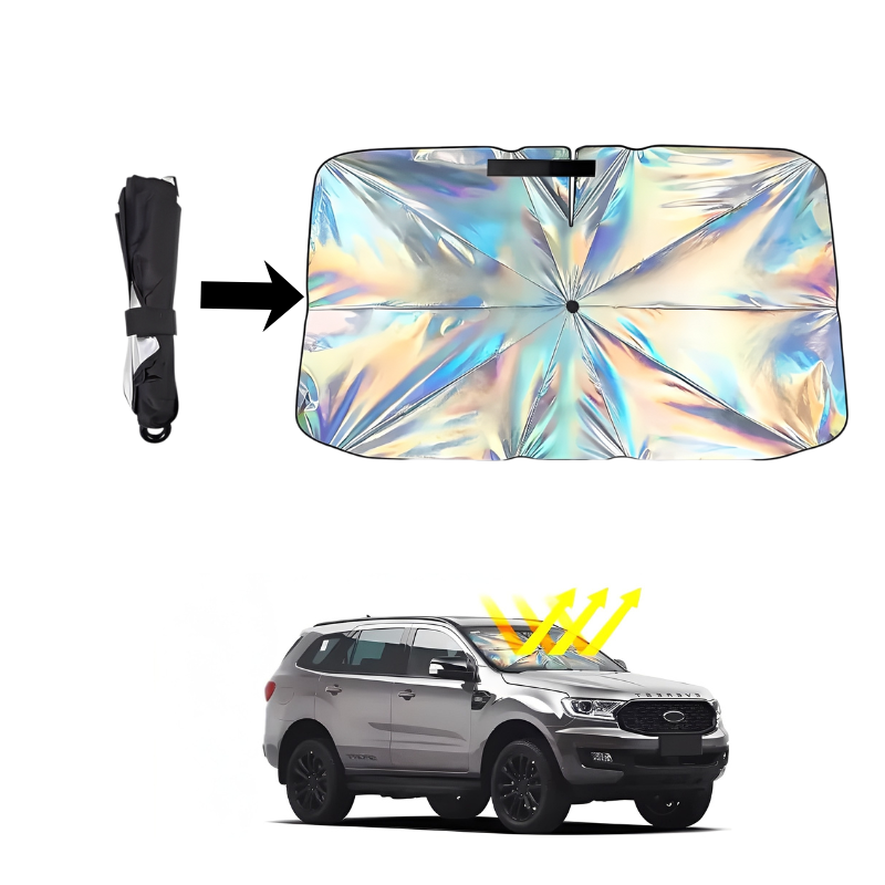Portable Car Sun Shade with Compact Fold - Ortekor