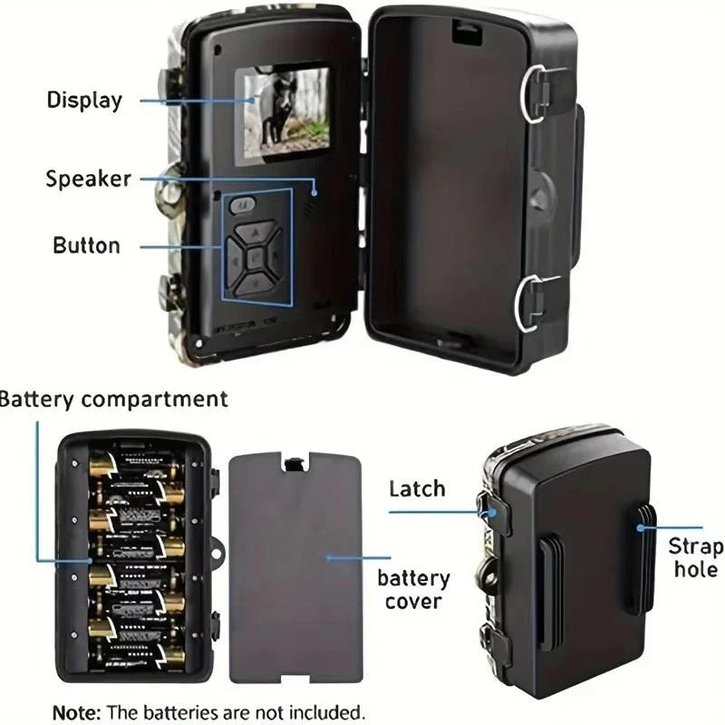 Wireless Motion Camera with Night Vision Recording