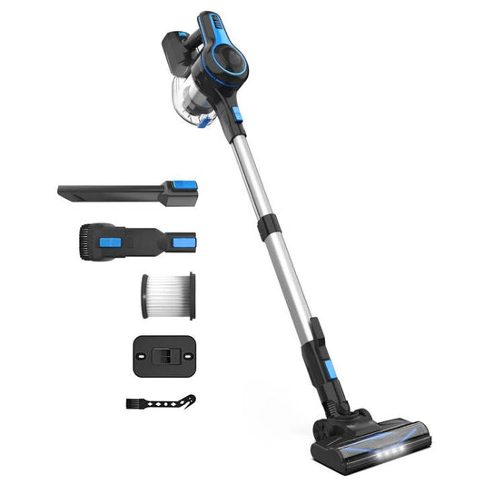 Wireless Rechargeable Vacuum for Home with LED Crevice Tool - Ortekor