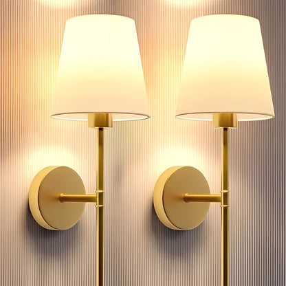 Color Changing LED Wall Lamps, Dimmable 2 Pack