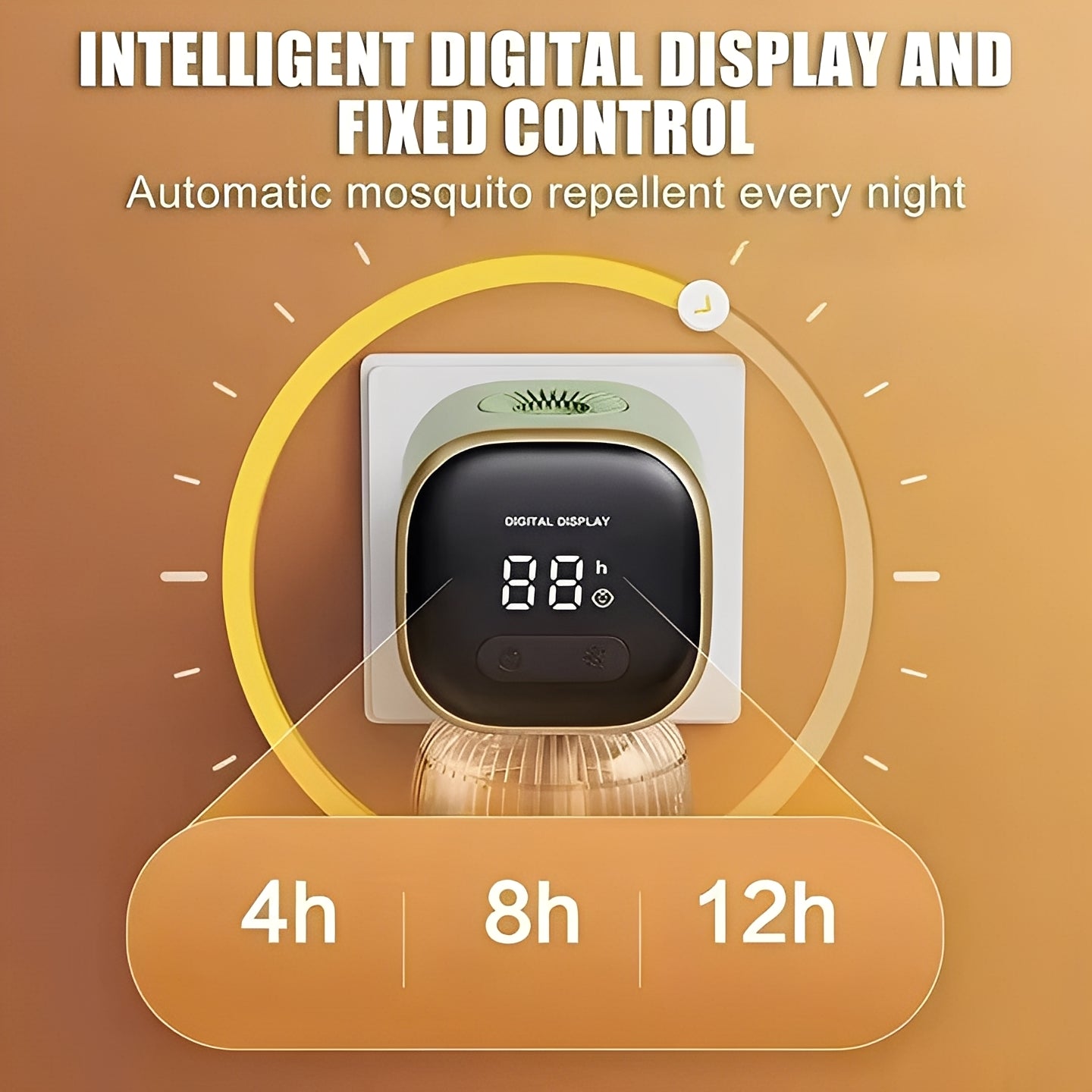 Effective Plug In Pest Repeller with Digital Display