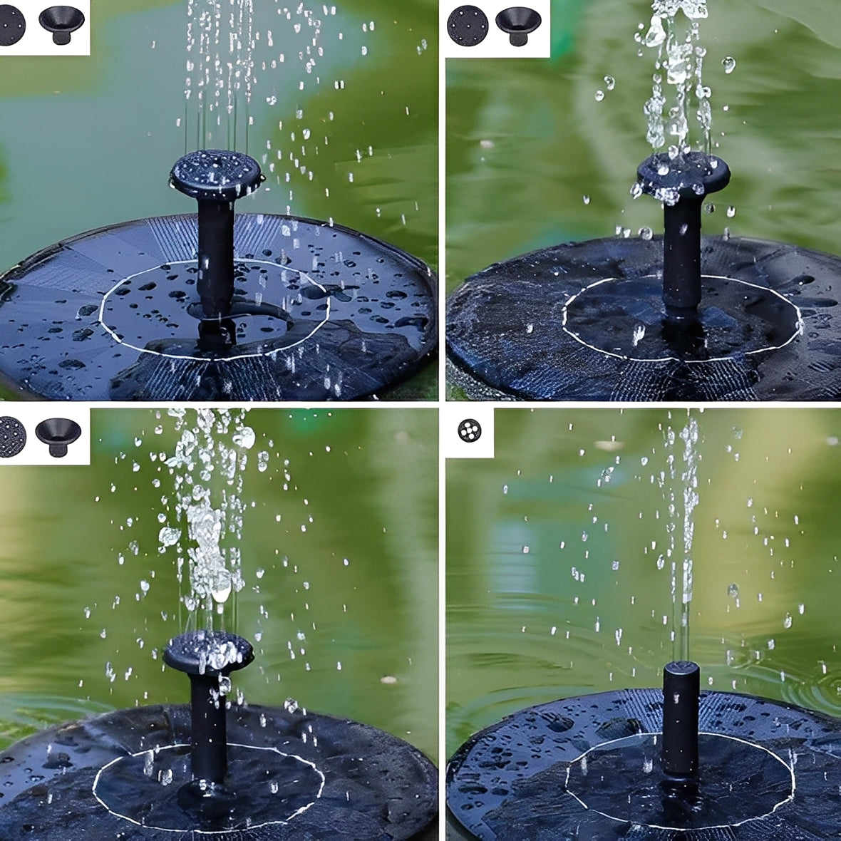 Outdoor Water Fountain Pump Kit for Garden Decor