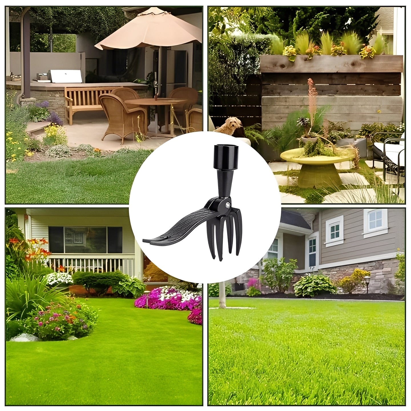 Easy Garden Weed Remover with Foot Pedal