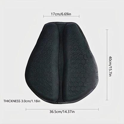 Comfortable Motorcycle Gel Seat Pad with Breathable Design