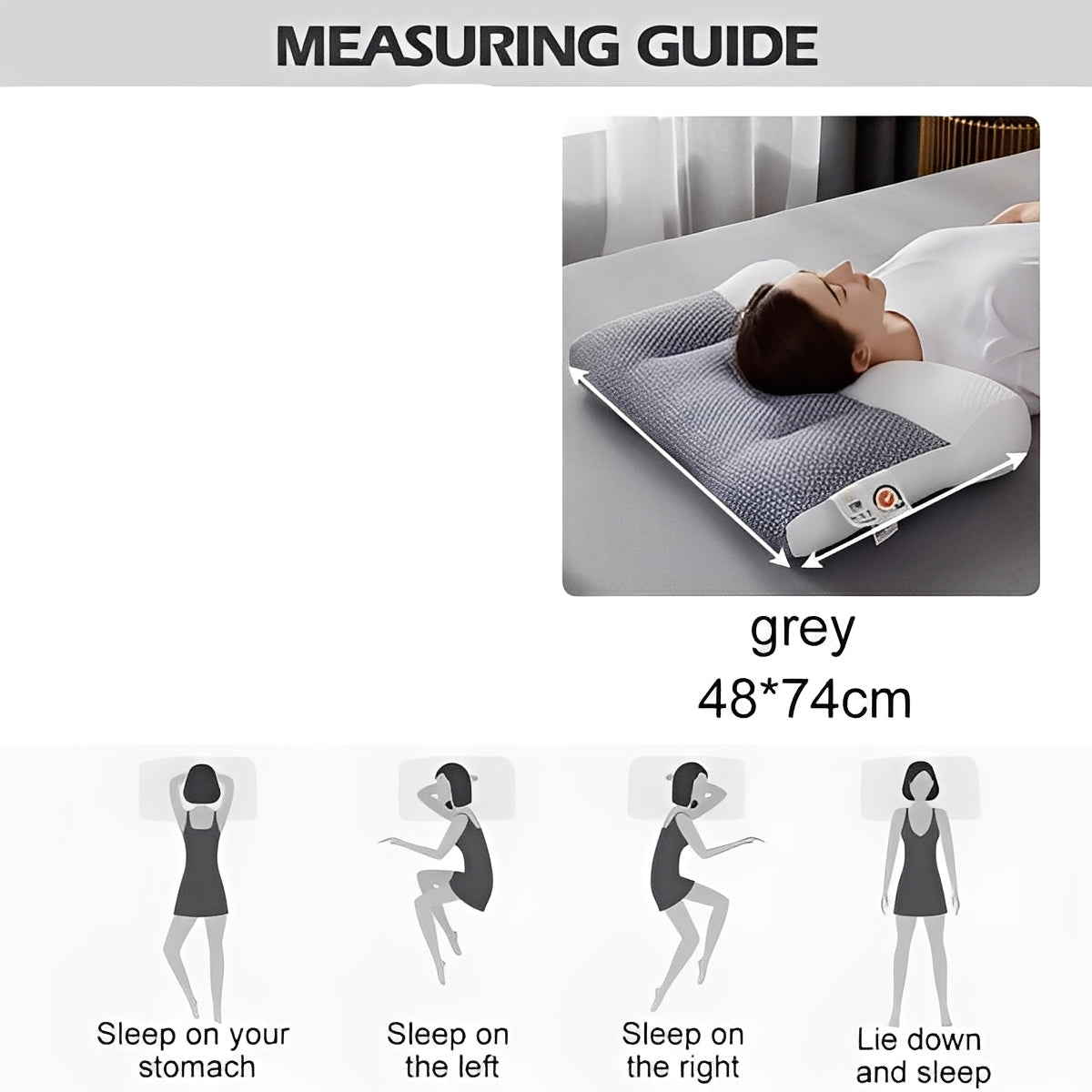 Adjustable Travel Neck Pillow, Ergonomic Design