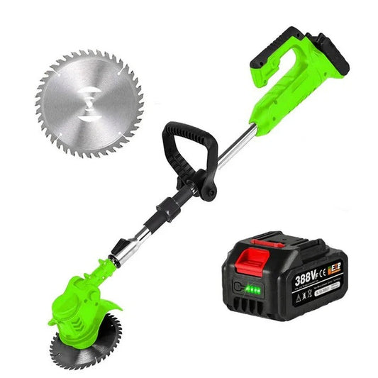 Portable Rechargeable Lawn Trimmer with Extendable Handle - Ortekor