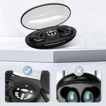 Compact Bluetooth Earbuds with Mic and Charger Case