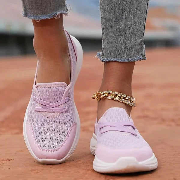 Breathable Women's Wedge Sneakers