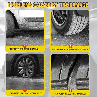 Long Lasting Tire Shine Protector Spray, 2 Pack