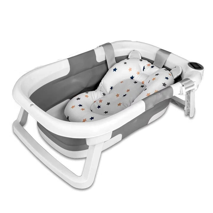 Portable Baby Bath Tub with Thermometer - Ortekor