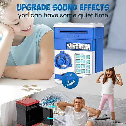 Secure Digital Money Box for Children with Lock