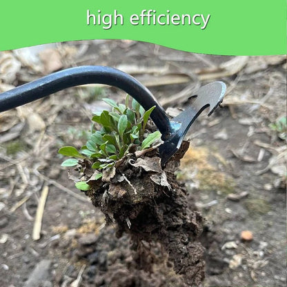 Easy Garden Weed Puller with 4 Metal Claws