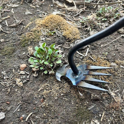 Easy Garden Weed Puller with 4 Metal Claws