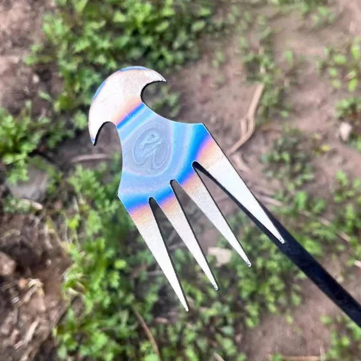 Easy Garden Weed Puller with 4 Metal Claws