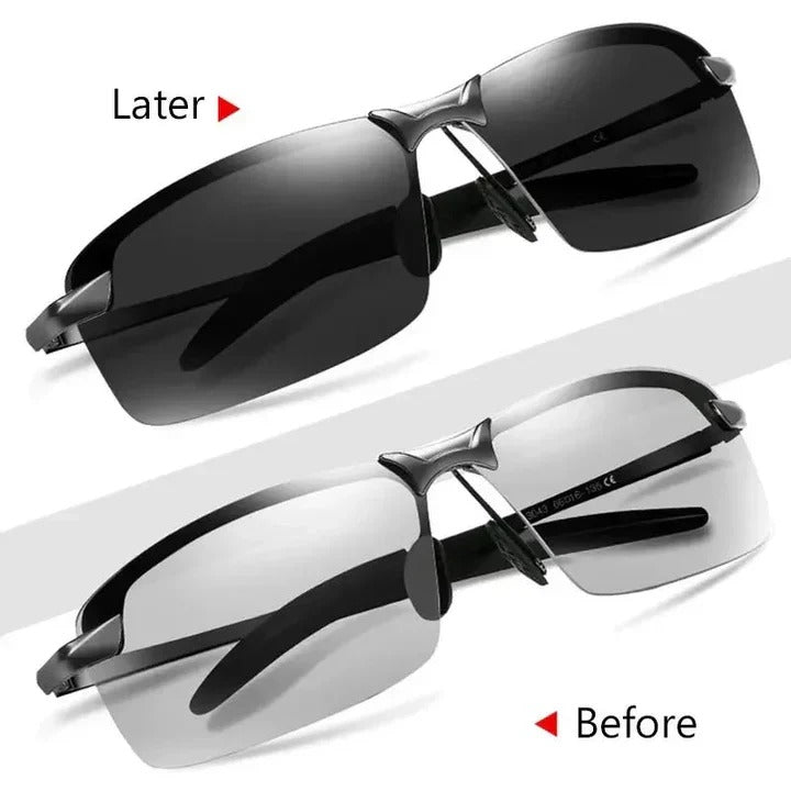 Color Changing Polarized Sunglasses for Men Outdoor