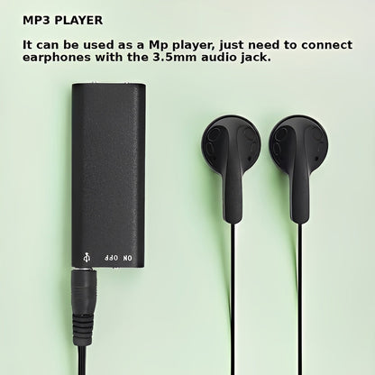 Compact Portable Voice Recorder with Auto Start