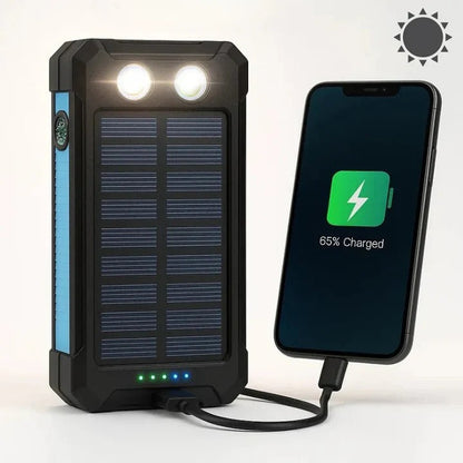 Compact Outdoor 30000mAh Solar Charger Battery