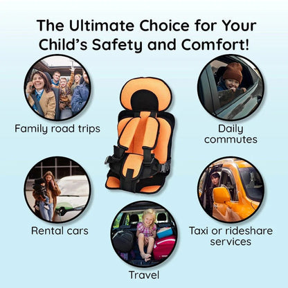 Kids Car Booster Seat with Safety Harness