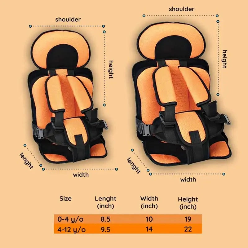 Kids Car Booster Seat with Safety Harness