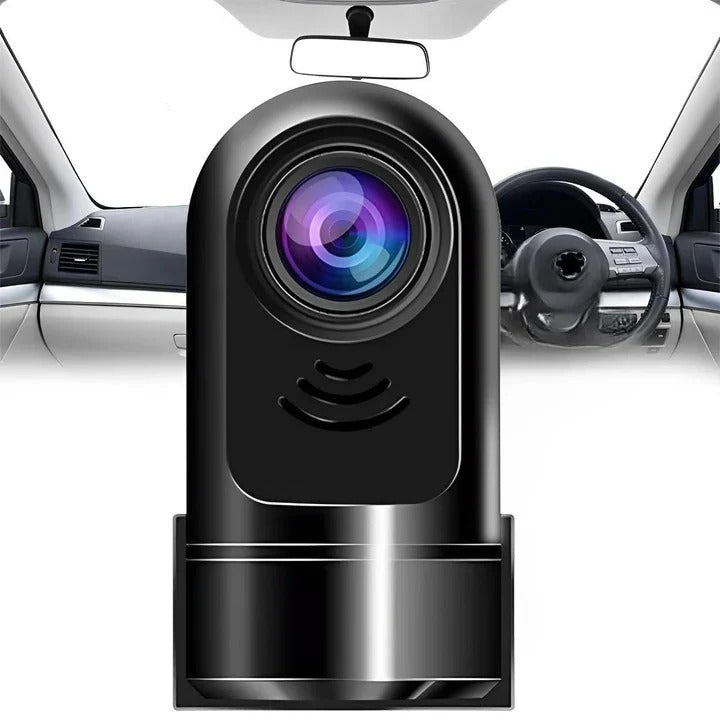 Compact Car Camera with Wide View and Rechargeable Battery - Ortekor