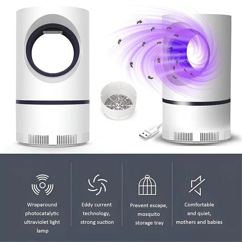 Compact Plug in Bug Catcher with UV and Tray