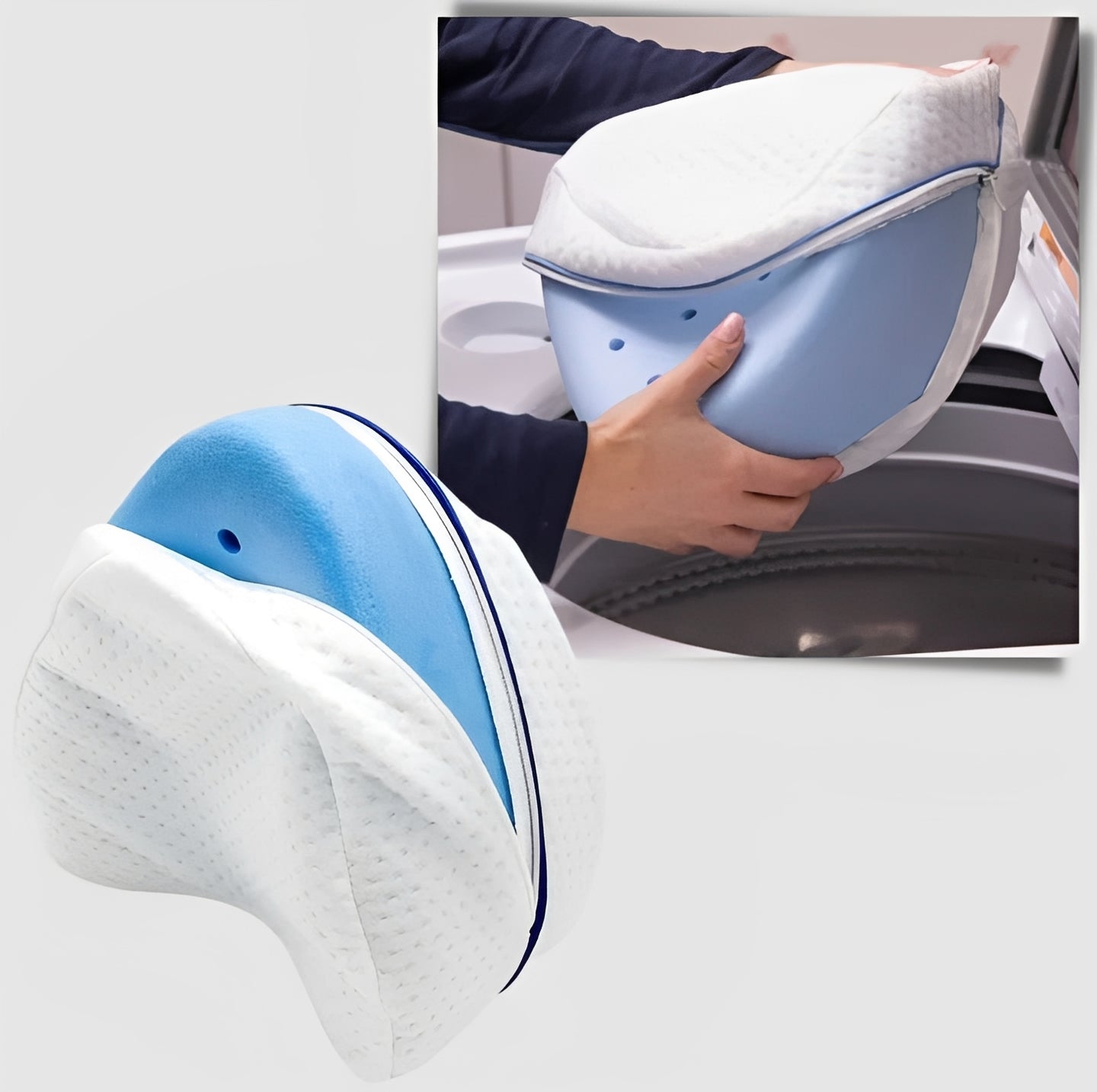Contour Knee Pillow for Side Sleepers Comfort Support