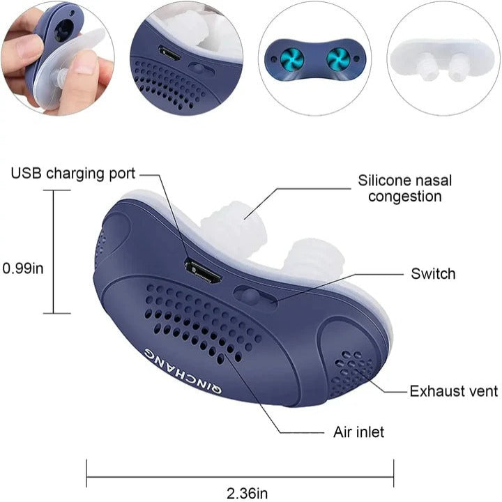 Cordless Night Air Purifier with Portable Power