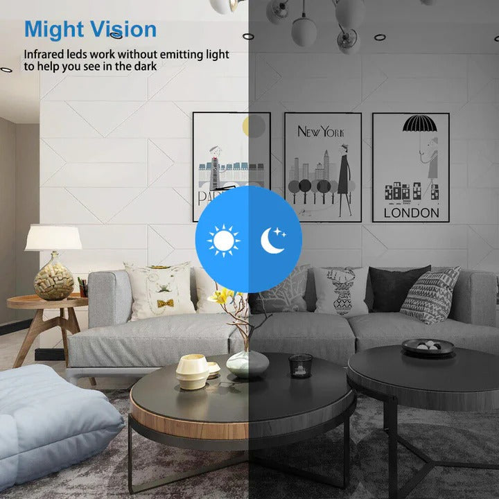 Compact Plug and Play WiFi Security Camera