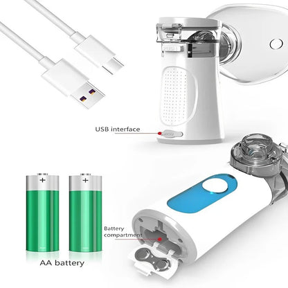 Compact Travel Nebulizer with 2 Mist Settings