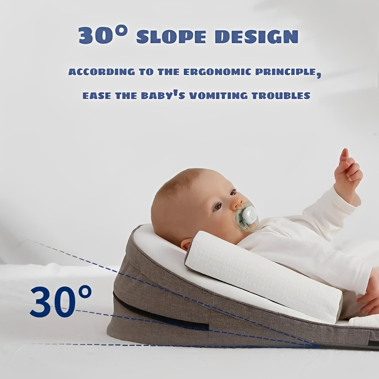 Baby Comfort Support Pillow with Removable Cover