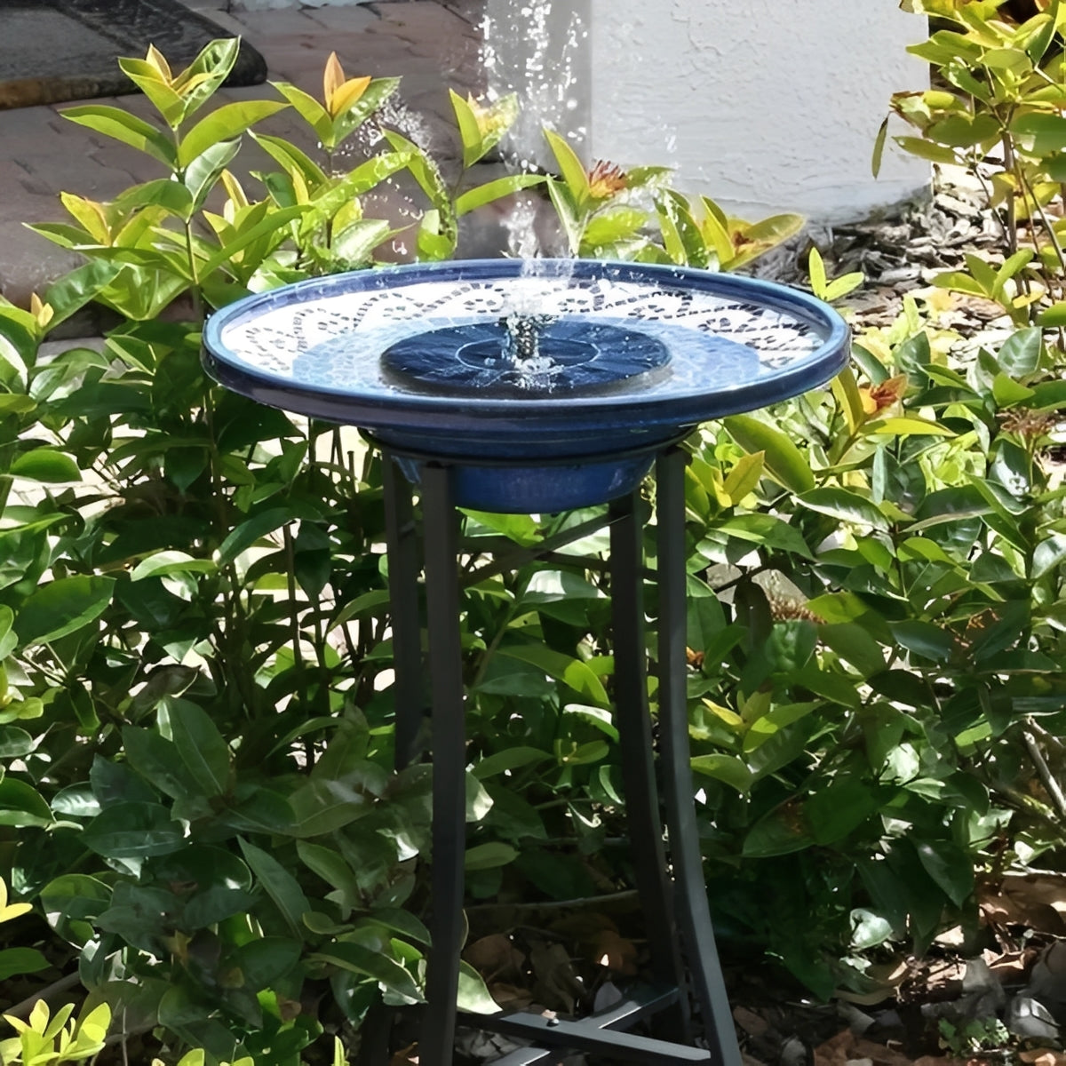 Solar Powered Water Fountain for Outdoor Ponds and Birds