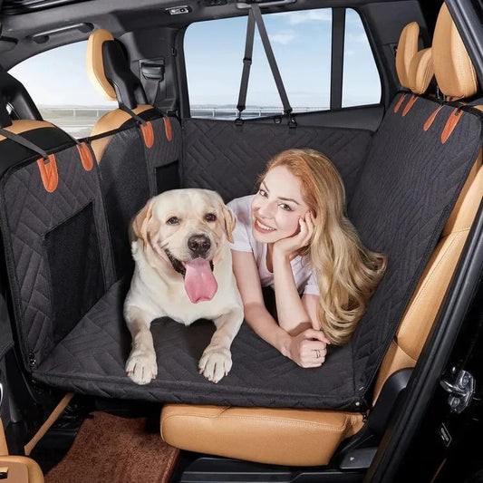 Pet Car Seat Extender with Grip Bottom and Sturdy Base - Ortekor