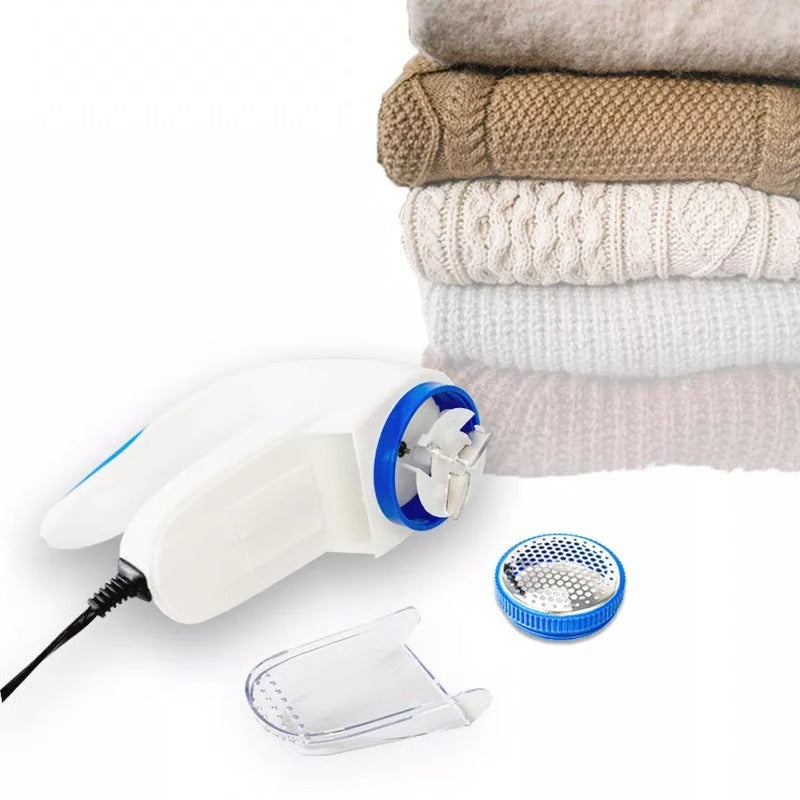 Electric Lint Remover with Mesh Filter and Rotary Blades