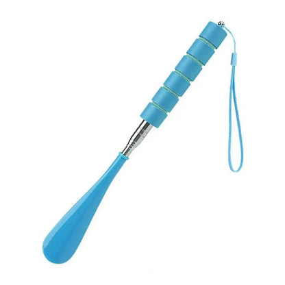 Long Handle Stainless Steel Shoe Horn with Non Slip Grip
