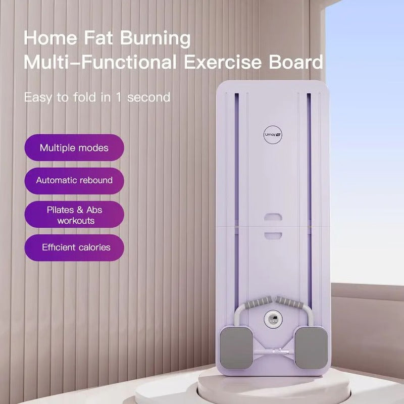 Home Workout Core Exercise Board with Timer and Straps