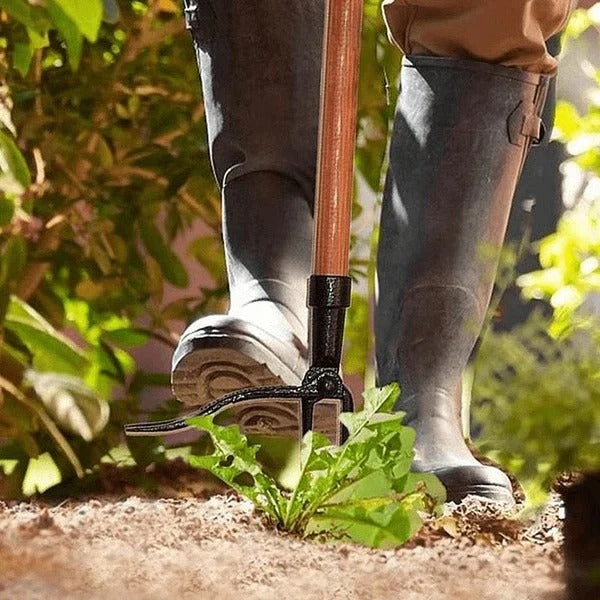 Ergonomic Garden Weeder with 4 Claw Grip