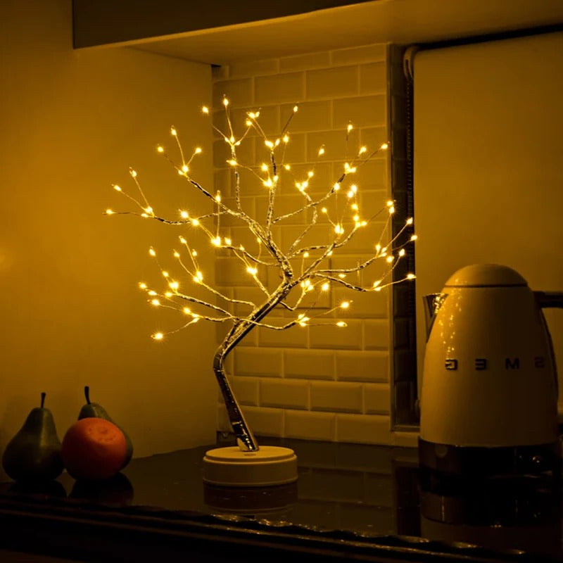 Cozy Wooden Table Lamp with Soft White LED Light - Ortekor