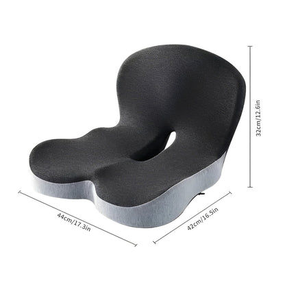 Comfortable Back Support Seat Cushion with Memory Foam