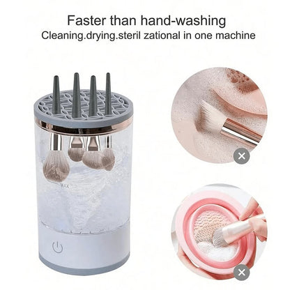 Easy Makeup Brush Cleaner with Advanced Cleaning Tool