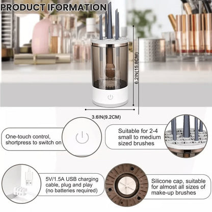 Easy Makeup Brush Cleaner with Advanced Cleaning Tool
