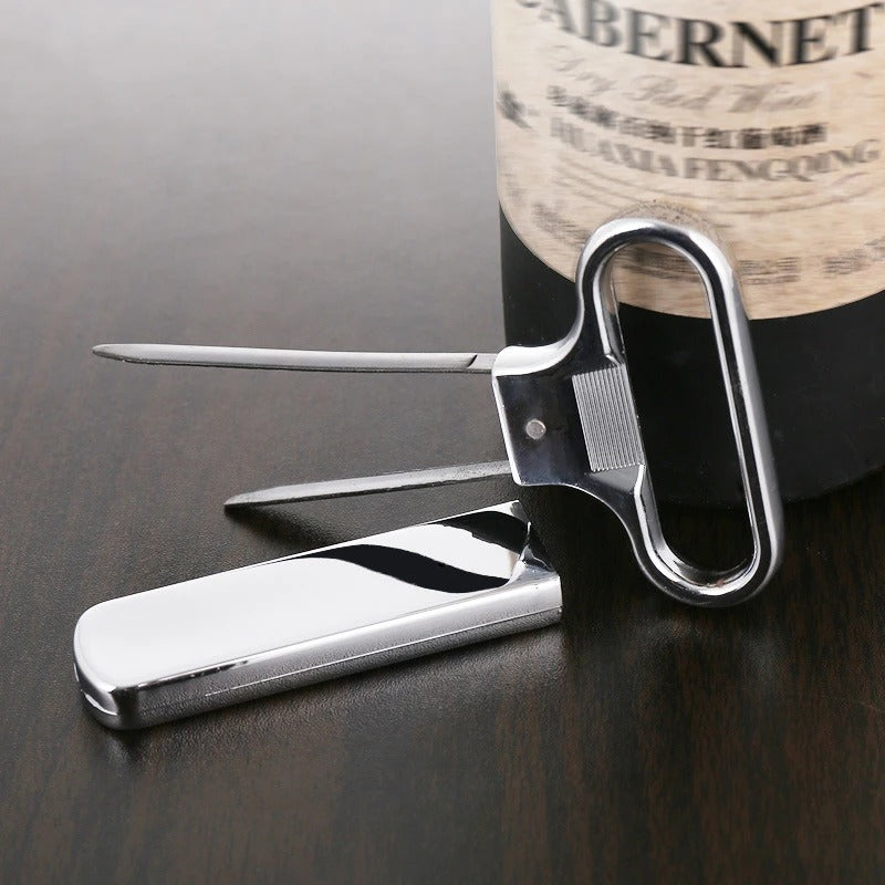 Easy Wine Bottle Opener with Durable Metal Design