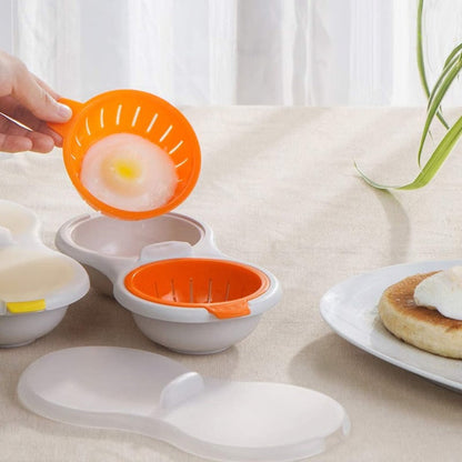 Easy Microwave Egg Poacher and Scrambler