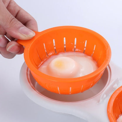 Easy Microwave Egg Poacher and Scrambler