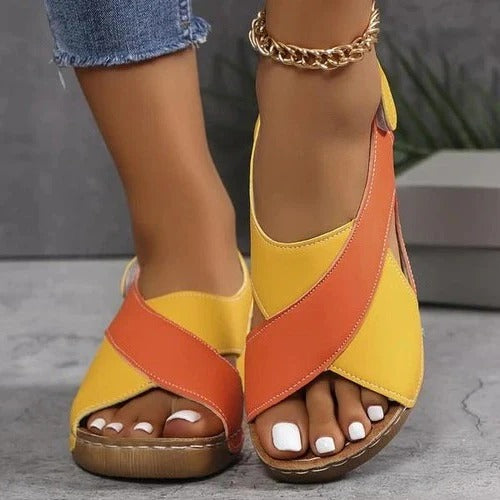 Comfortable Walking Slides with Arch Support and Grip Sole