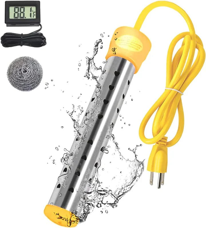 Compact Electric Water Heater with Durable Steel Element - Ortekor