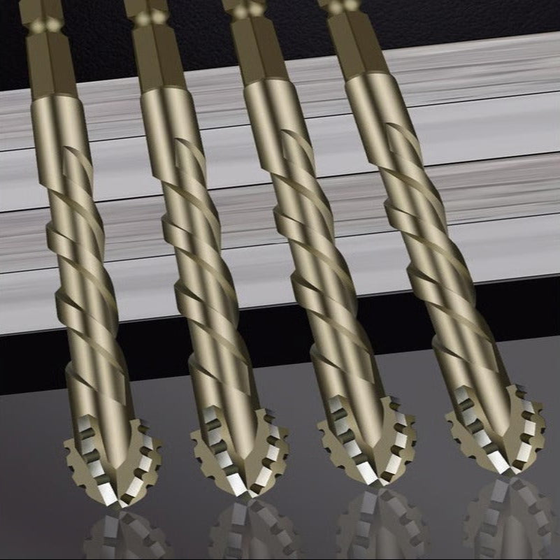 High Performance 4 Edge Drill Bit for Tough Materials