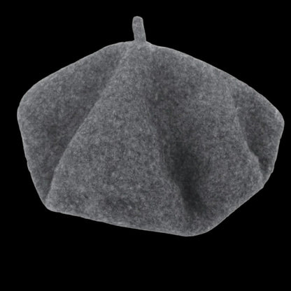 Soft Woolen Beret Hat for Women and Girls