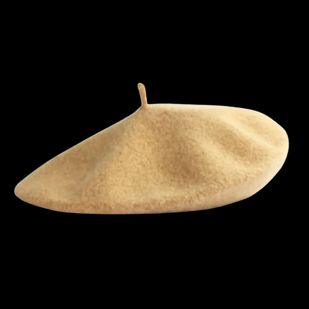 Soft Woolen Beret Hat for Women and Girls